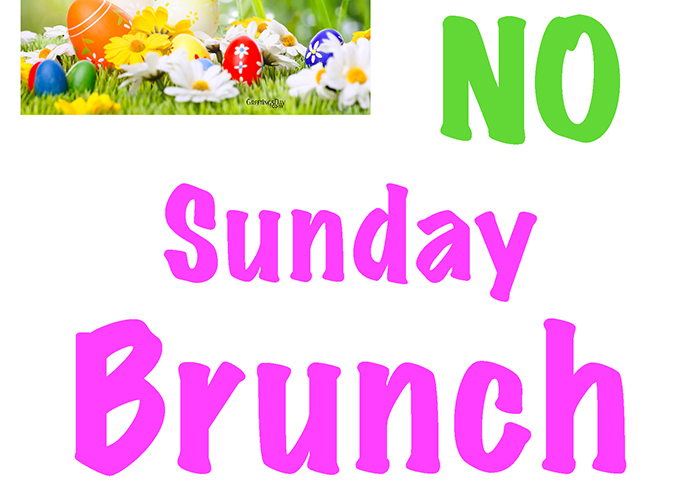 No Breakfast Easter Sunday