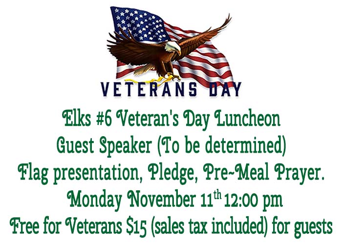 Veteran's Day Luncheon